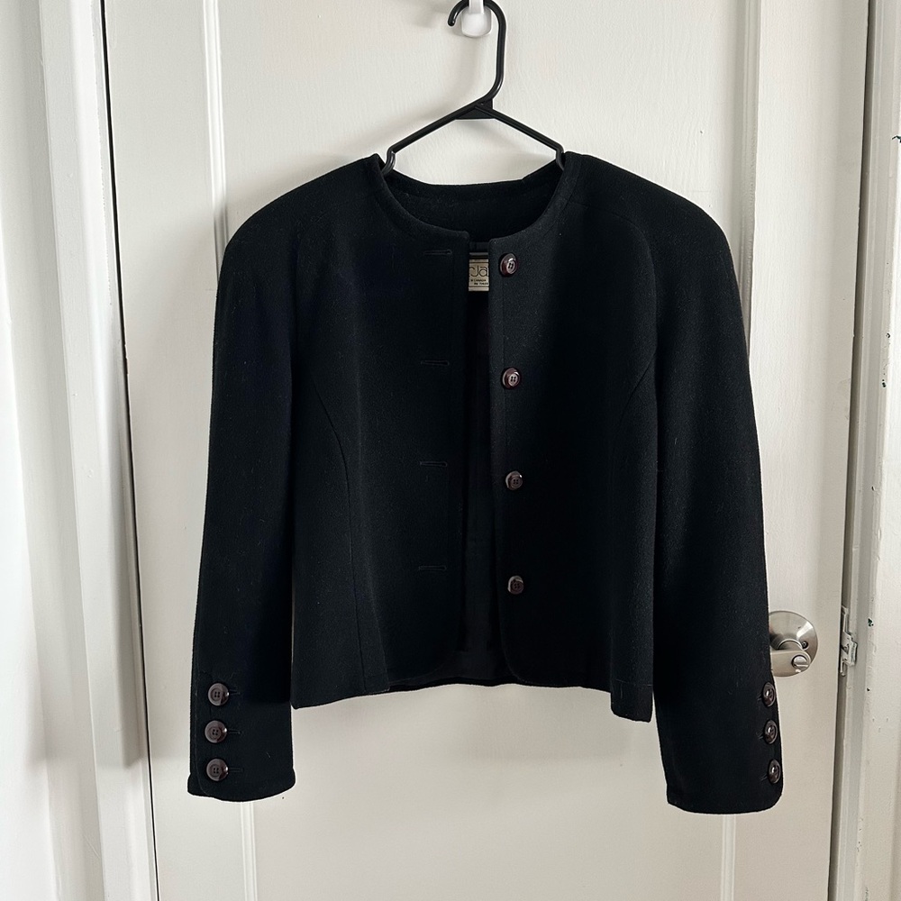 Vintage Mr. Jax Elegant Black Women's Jacket